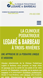 Mobile Screenshot of cliniquepodiatrique.com